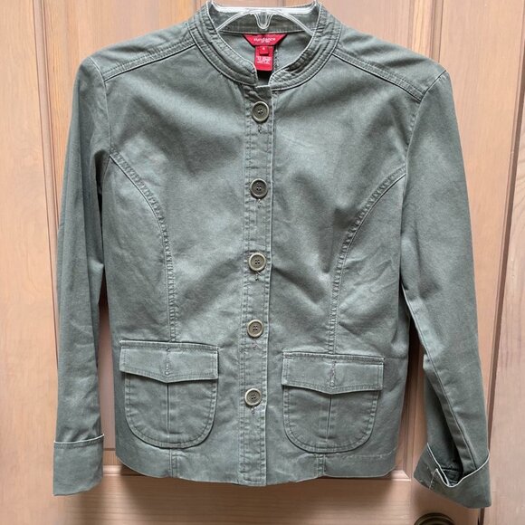 Sundance Women's Military Sage Green Jacket - Sz 4 - Picture 2 of 4